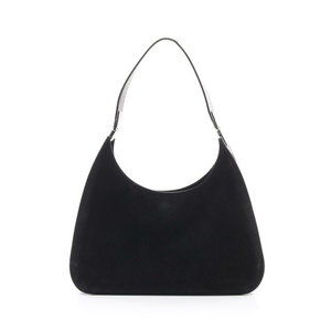 Gucci Shoulder Bag suede leather black